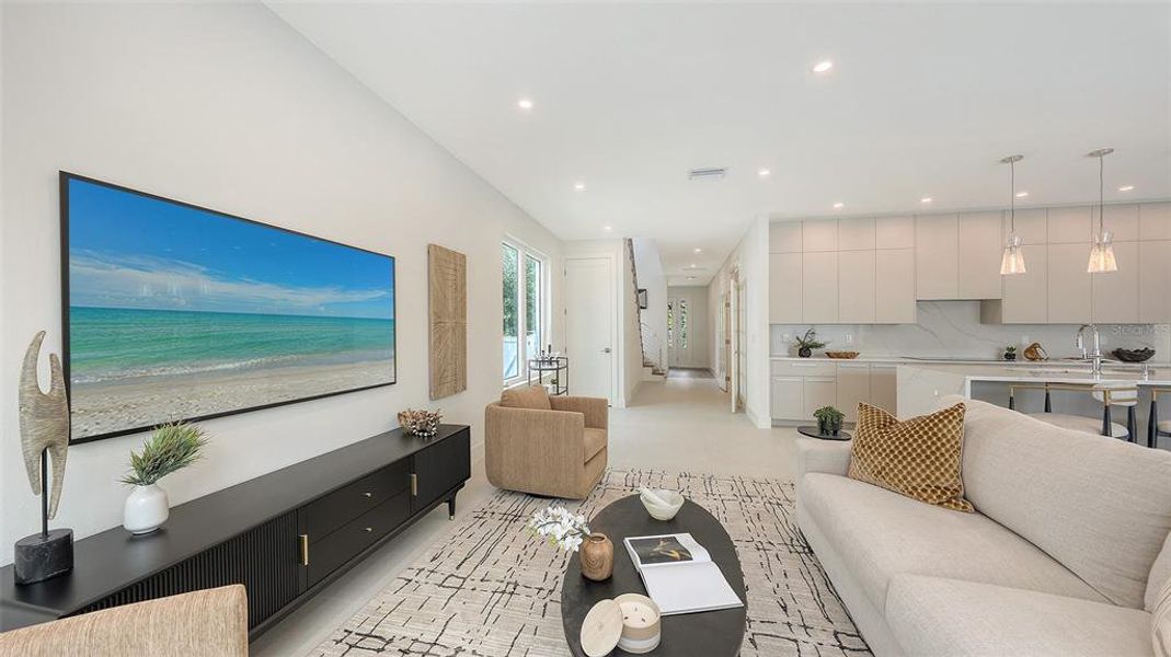 Furnished interior view inside a new home in , Sarasota (Image 40). Furnished interior view inside a new home in , Sarasota (Image 40).