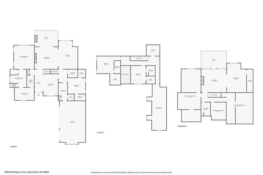 2D floor plan layout of this home in , Gainesville, GA (Image 41).