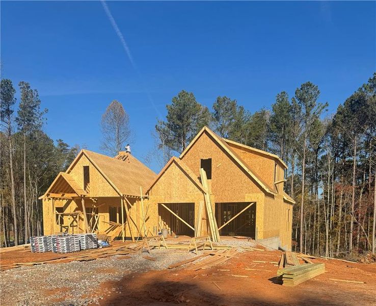 In-progress construction of a new home in , Rockmart, GA (Image 29).