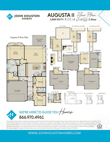2D floor plan layout for the Augusta by John Houston Homes in Somerset, Mansfield, TX (Image 2). 2D floor plan layout for the Augusta by John Houston Homes in Somerset, Mansfield, TX (Image 2).