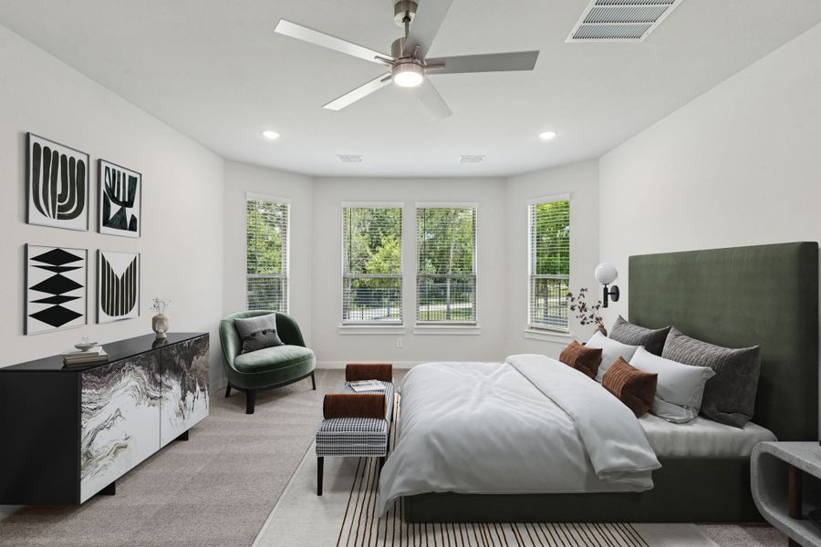 Primary Suite in the Mercury home plan by Trophy Signature Homes – REPRESENTATIVE PHOTO Primary Suite in the Mercury home plan by Trophy Signature Homes – REPRESENTATIVE PHOTO