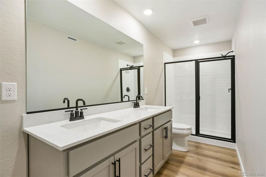 Furnished interior view inside a new home in Second Creek Farm, Commerce City (Image 2).