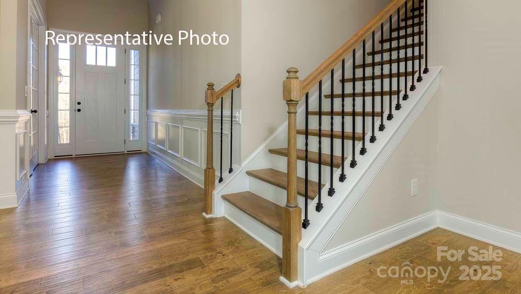 Spacious, unfurnished interior of a new home in Sanctuary at Southgate, Indian Trail (Image 19).