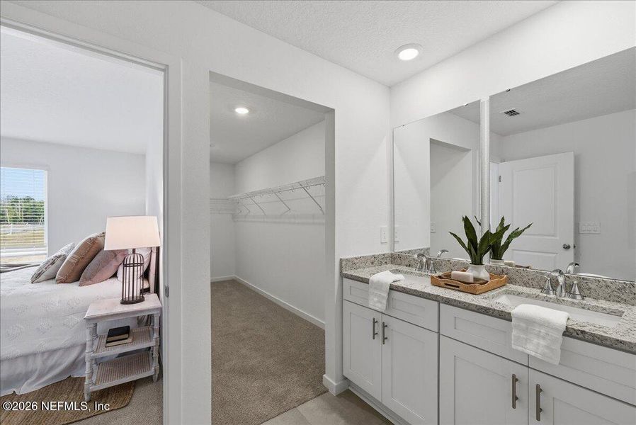 Furnished interior view inside a new home in Azalea Creek, Jacksonville (Image 15).