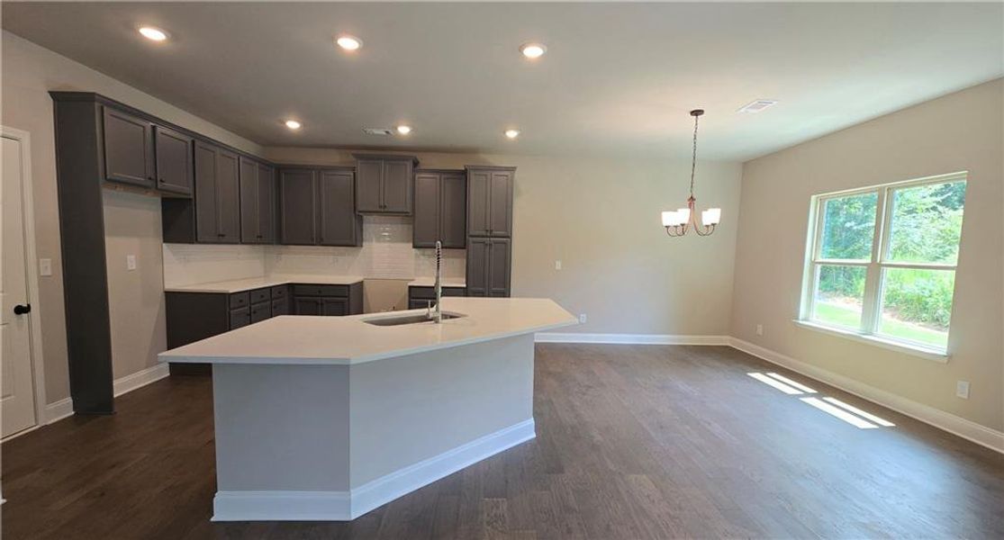 Furnished interior view inside a new home in , Grayson (Image 5).