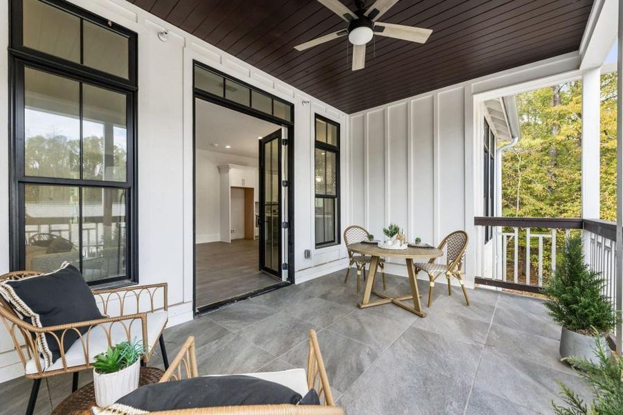 Exterior details and patio area of a home in , Alpharetta (Image 21).