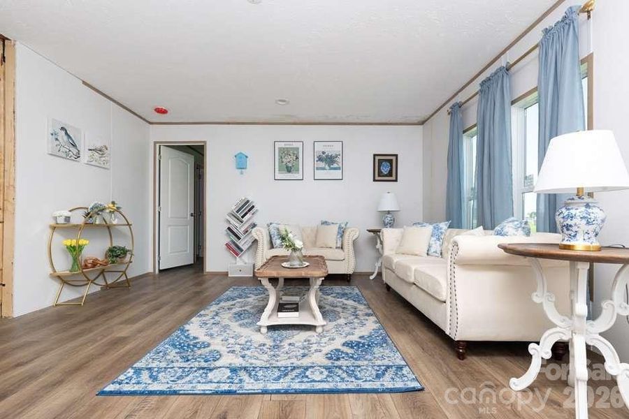 Furnished interior view inside a new home in , Newton (Image 4).