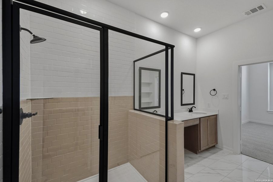Furnished interior view inside a new home in The Crossvine, Schertz (Image 11).