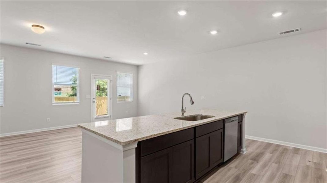 Furnished interior view inside a new home in Owen Preserve, Canton (Image 2). Furnished interior view inside a new home in Owen Preserve, Canton (Image 2).