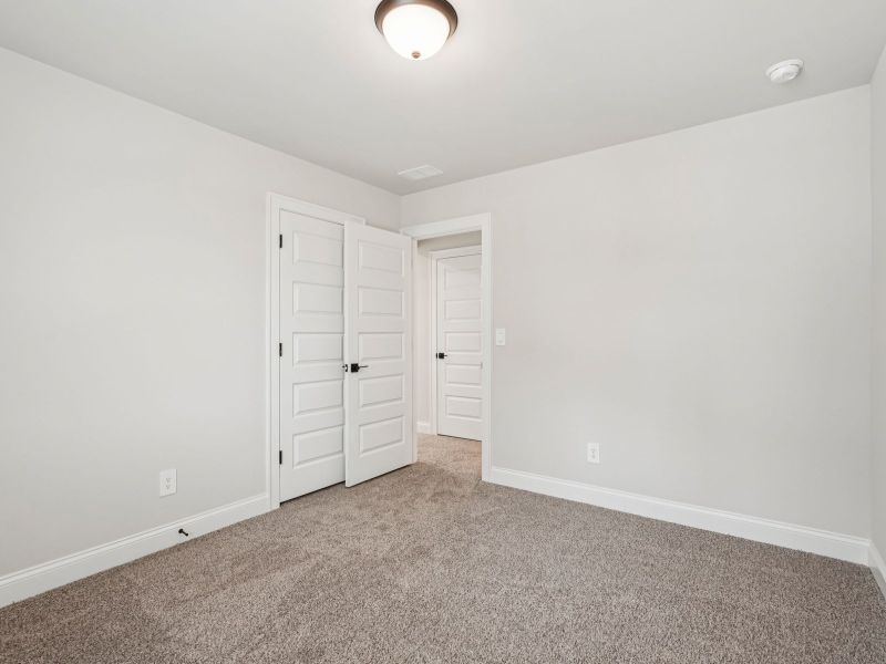 The Dallas Basement floorplan with the Upscale Rustic Linen interior package.