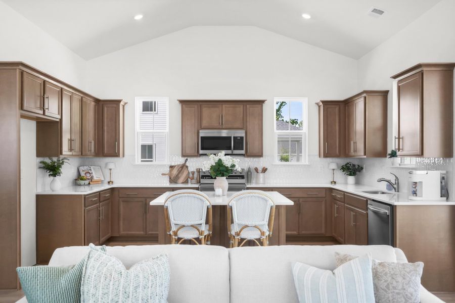 Furnished interior view inside a new home in Downtown Loris Homes, Loris (Image 18).