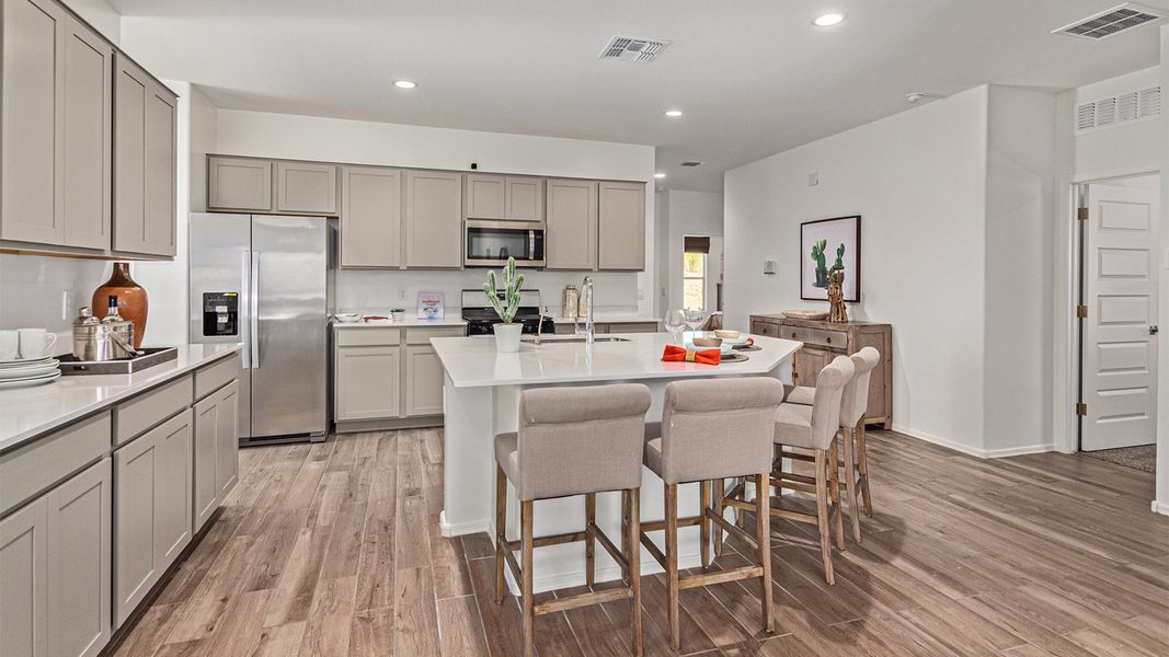 Furnished interior view inside a new home in Saguaro Bloom, Marana (Image 4). Furnished interior view inside a new home in Saguaro Bloom, Marana (Image 4).