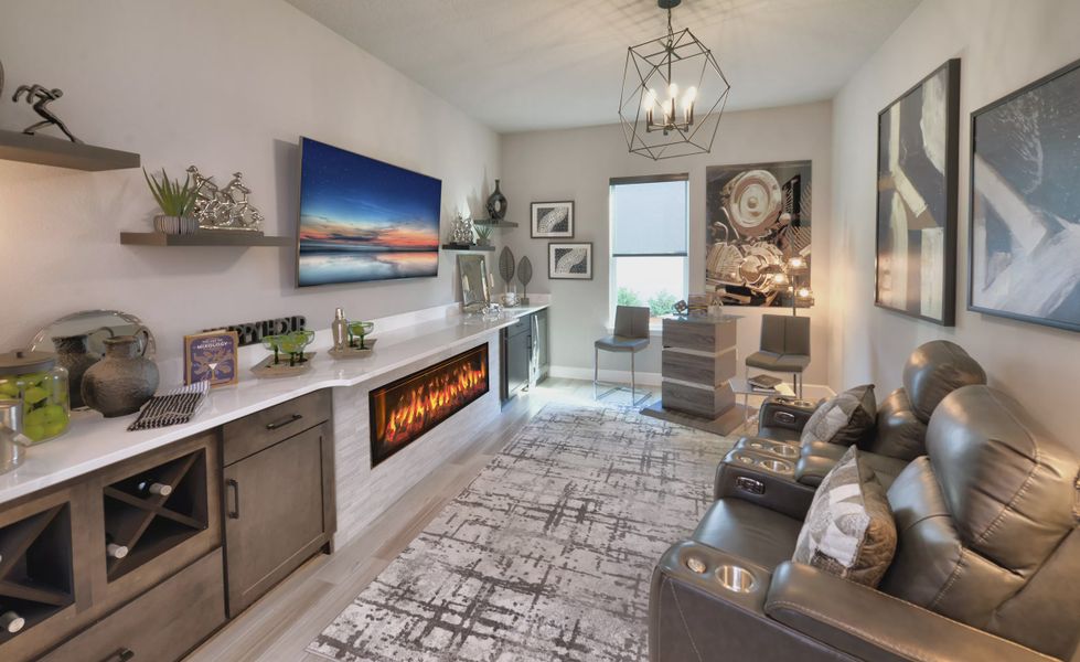 Furnished interior view inside a new home in Mosaic, Daytona Beach (Image 8).