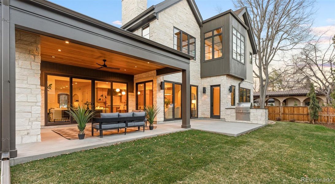 Exterior details and patio area of a home in , Denver (Image 24).