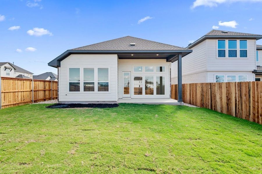 Exterior details and patio area of a home in , Dripping Springs (Image 16). Exterior details and patio area of a home in , Dripping Springs (Image 16).