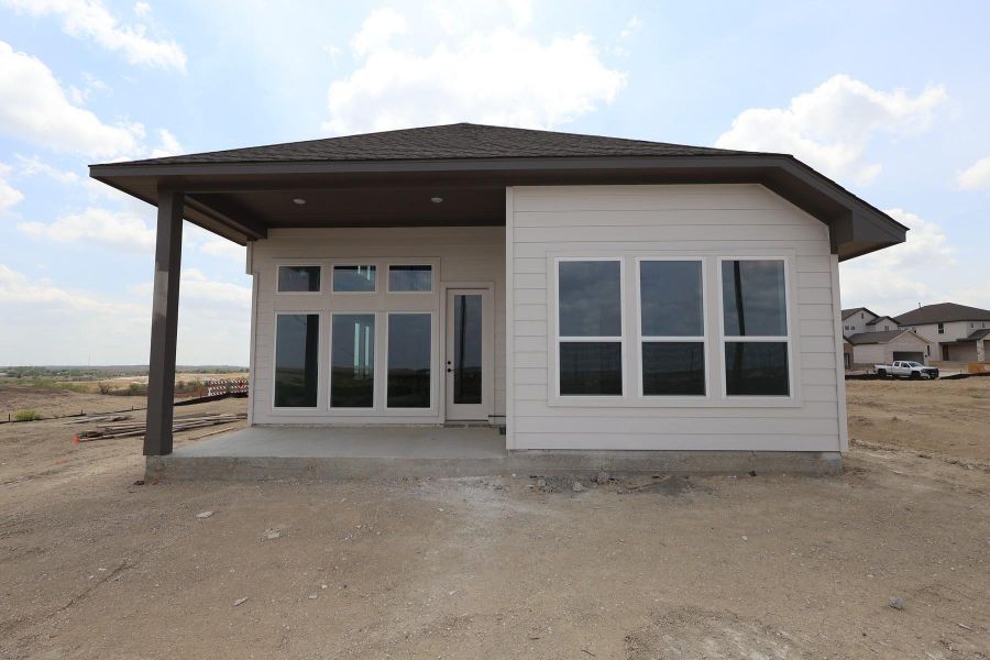 In-progress construction of a new home in Terrace Collection At Turner's Crossing, Buda, TX (Image 12).