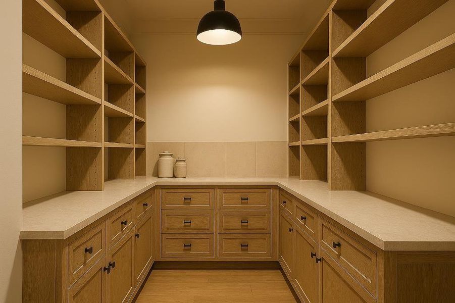 Furnished interior view inside a new home in , Atlanta (Image 7).