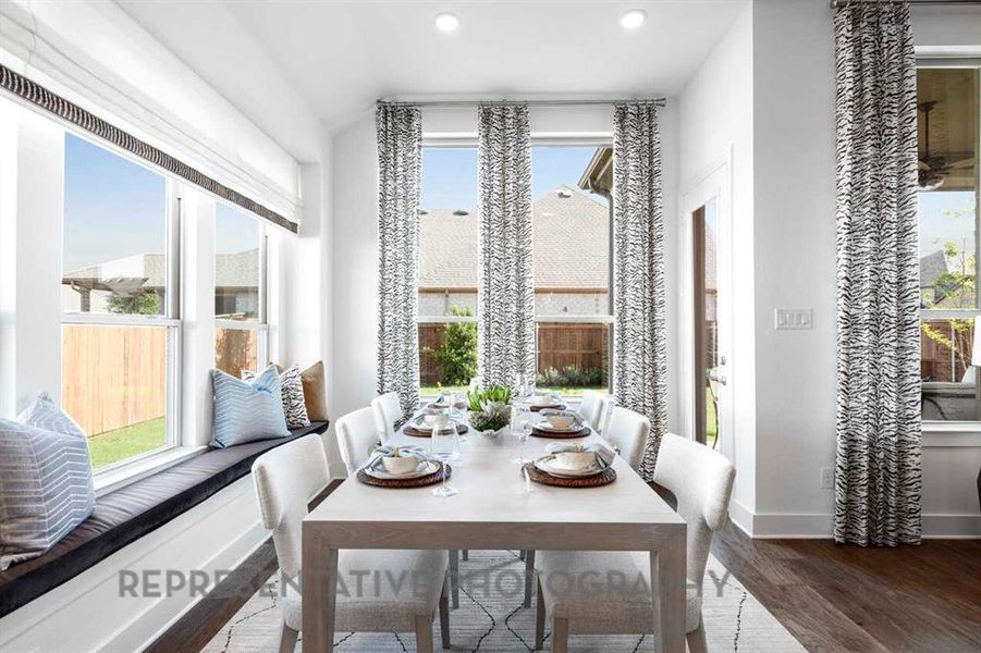 Furnished interior view inside a new home in Tavolo Park, Fort Worth (Image 7).