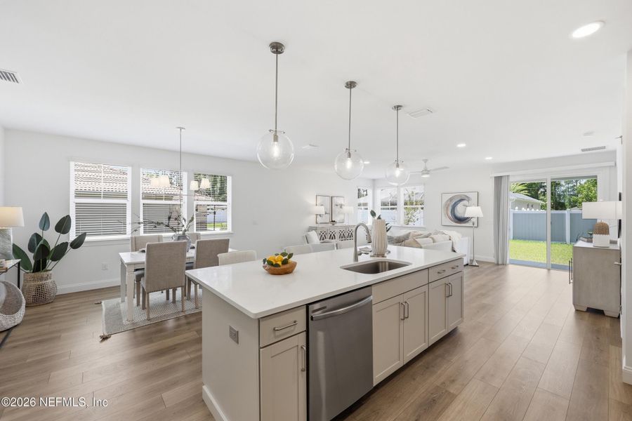Furnished interior view inside a new home in Palm Coast Homes, Palm Coast (Image 28).