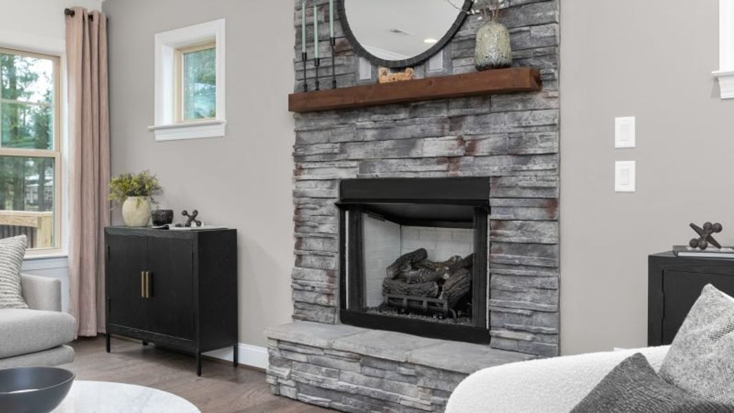 Furnished interior view inside a new home in Preserve at Carriage Cove, Oak Ridge (Image 14).