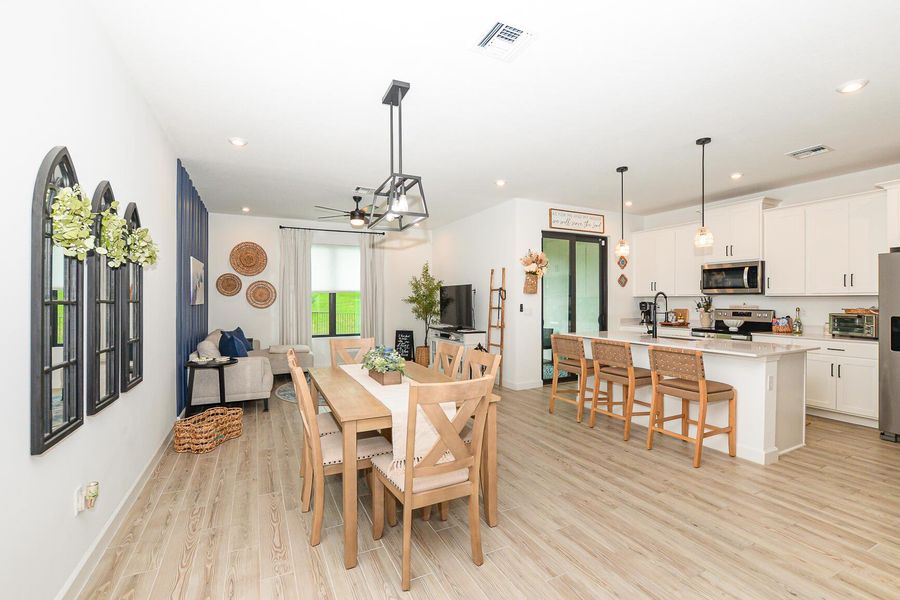 Furnished interior view inside a new home in , Port St. Lucie (Image 41).