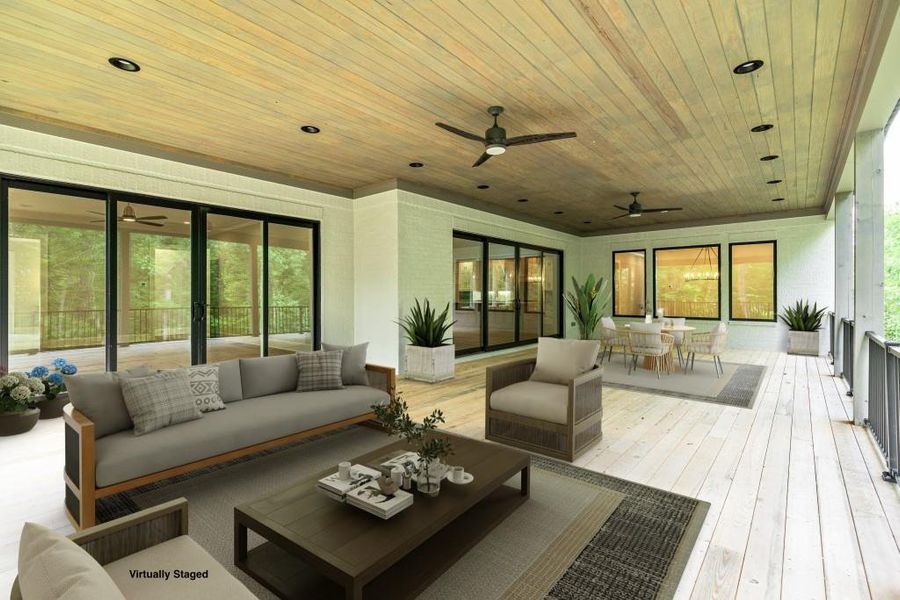Exterior details and patio area of a home in , Newnan (Image 43).