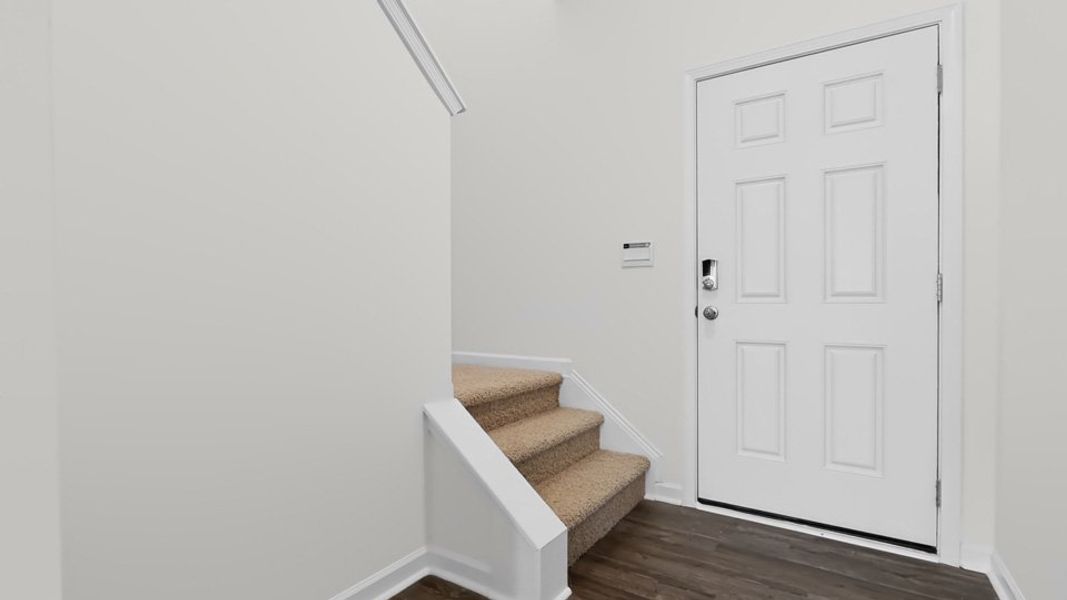 Spacious, unfurnished interior of a new home in The Townes at Honeycutt Oaks, Angier (Image 8). Spacious, unfurnished interior of a new home in The Townes at Honeycutt Oaks, Angier (Image 8).