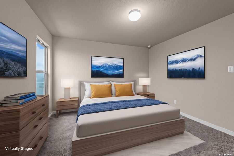 Furnished interior view inside a new home in Winding Brook, San Antonio (Image 6).