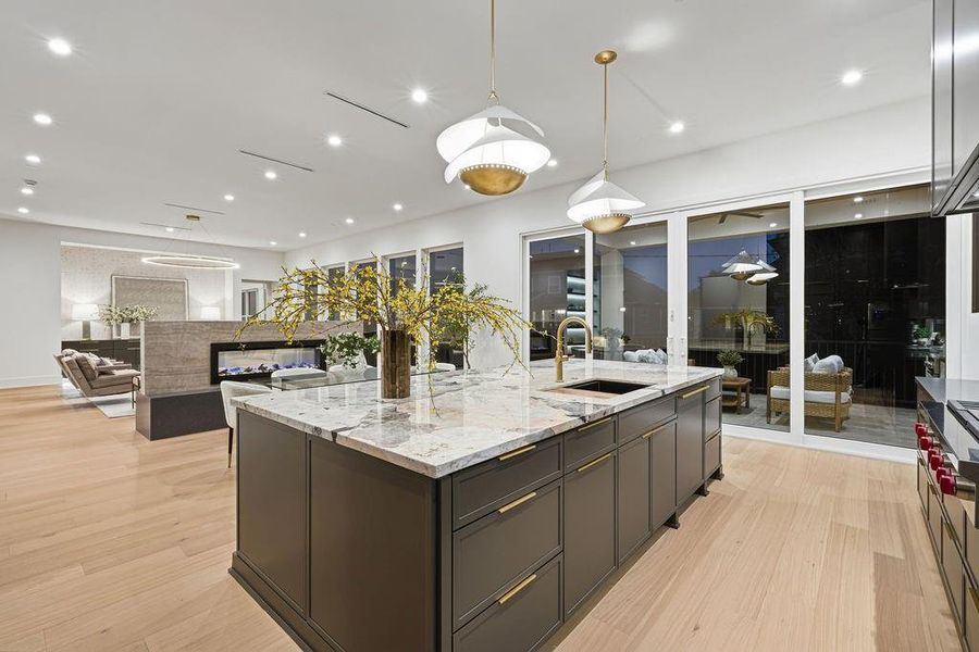 Furnished interior view inside a new home in , Houston (Image 39).