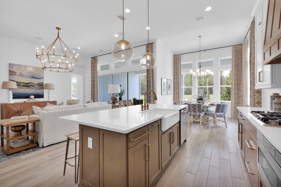Representative furnished interior of a home built from the Sawyer by Riverside Homes in Mariposa at EverRange, Jacksonville (Image 44).