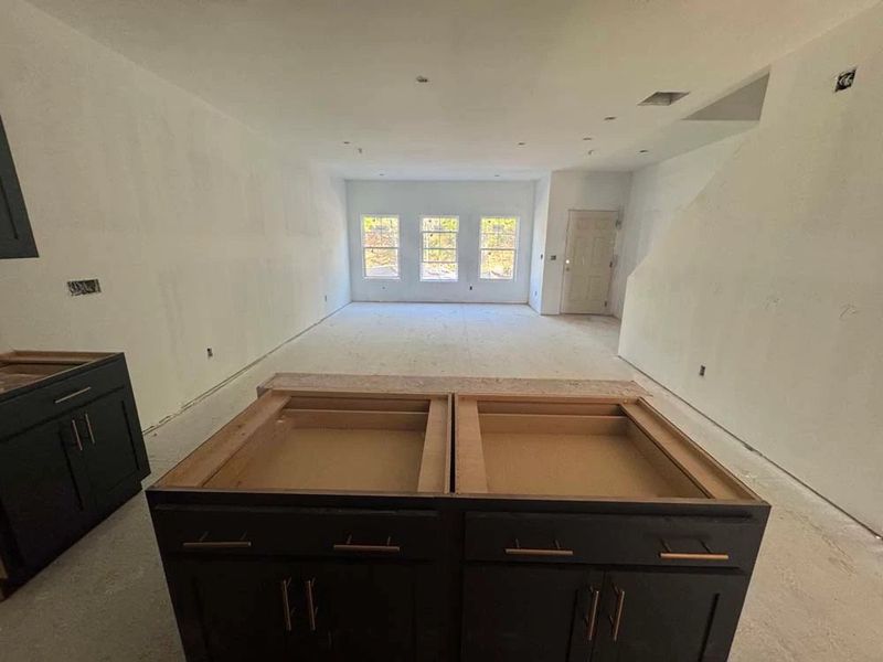 Family Room Construction Progress