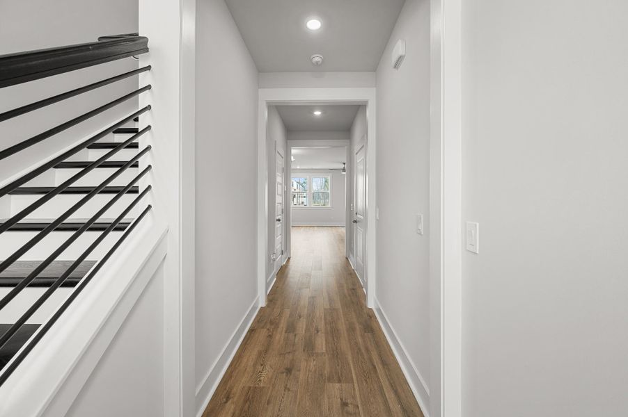 Photo is of a similar home