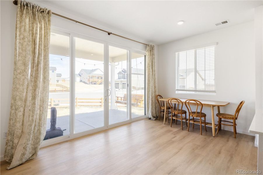 Furnished interior view inside a new home in Creekside Village, Thornton (Image 14). Furnished interior view inside a new home in Creekside Village, Thornton (Image 14).