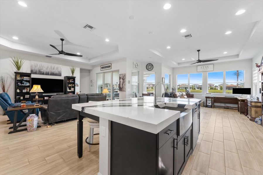 Furnished interior view inside a new home in , Westlake (Image 9).