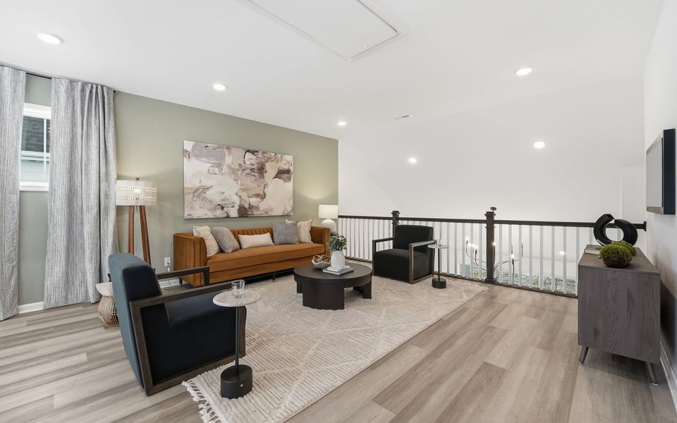 Furnished interior view inside a new home in Wendell Falls, Wendell (Image 17).
