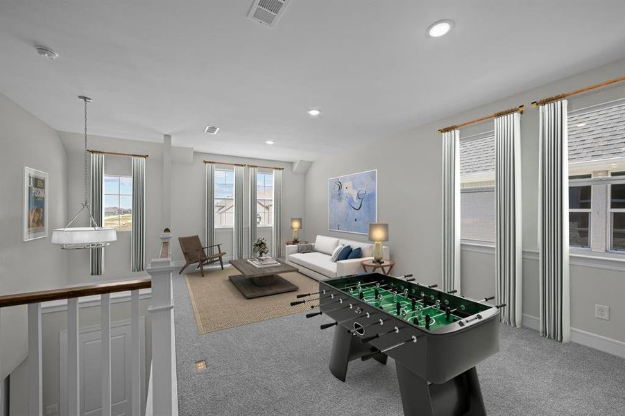 Furnished interior view inside a new home in Wellington, Haslet (Image 16).