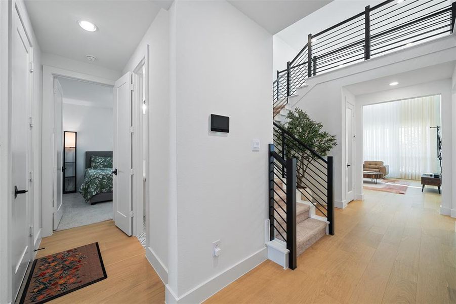 Furnished interior view inside a new home in North Sky, Celina (Image 7). Furnished interior view inside a new home in North Sky, Celina (Image 7).