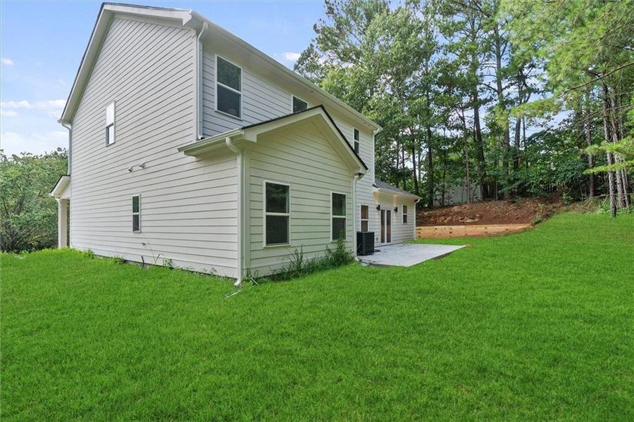 Exterior details and patio area of a home in , Dacula (Image 28). Exterior details and patio area of a home in , Dacula (Image 28).