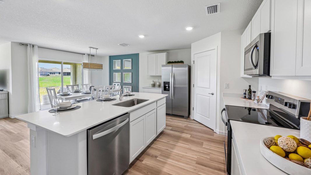 Furnished interior view inside a new home in Citrus County Spot Lots, Dunnellon (Image 6).