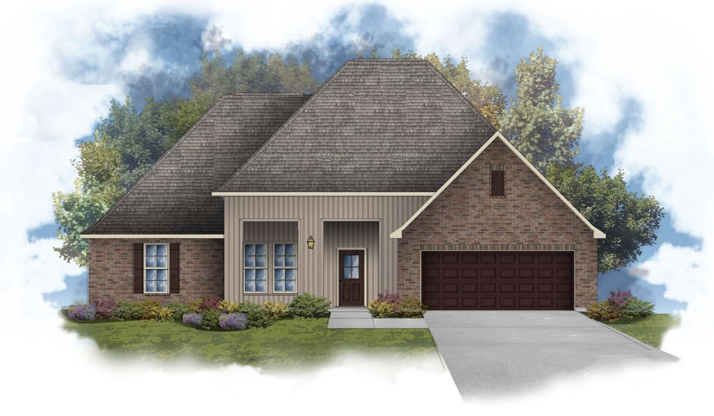 Architectural rendering of home exteriors planned for Lantern at Hammock Bay in Freeport, FL (Image 8).