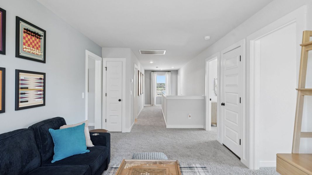 Representative furnished interior of a home built from the FAYETTE A by D.R. Horton in Harvest Point, Spring Hill (Image 32). Representative furnished interior of a home built from the FAYETTE A by D.R. Horton in Harvest Point, Spring Hill (Image 32).