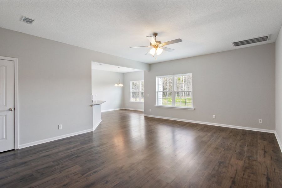 Representative unfurnished interior of a home built from the The Marne With Bonus by RTS Homes in The Village at Sassafras, Allenhurst (Image 13).