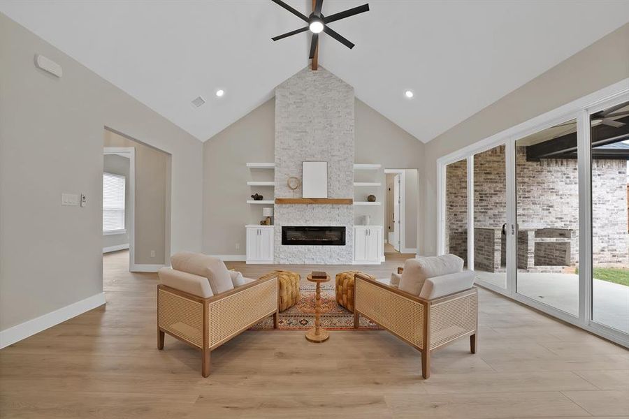 Furnished interior view inside a new home in , Decatur (Image 6).