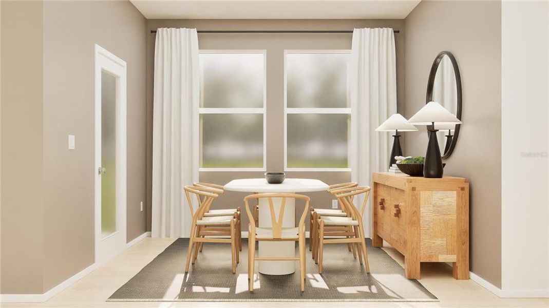 Furnished interior view inside a new home in Bridgewalk, St. Cloud (Image 9).