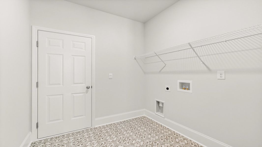 Representative unfurnished interior of a home built from the GRAYSON by D.R. Horton in Butner Estates, South Fulton (Image 27).