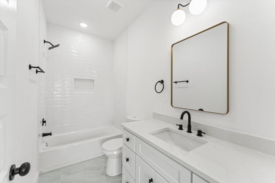 Furnished interior view inside a new home in , Houston (Image 9).