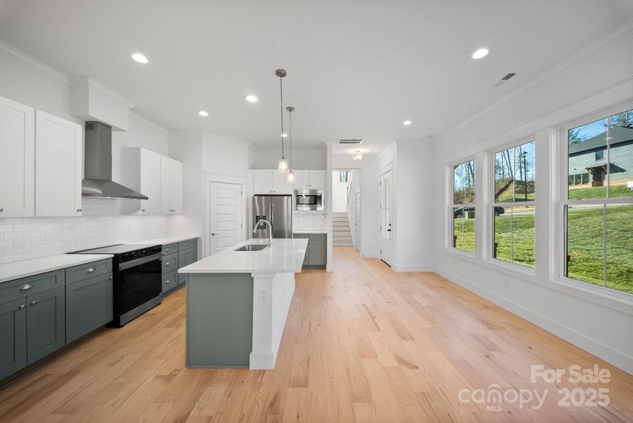 Furnished interior view inside a new home in , Asheville (Image 9).
