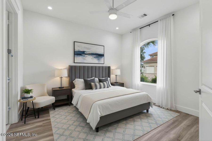 Furnished interior view inside a new home in , St. Johns (Image 52).