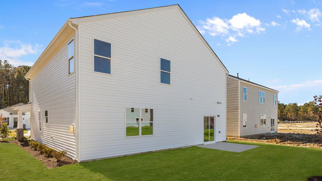Exterior details and patio area of a home in West New Bern, New Bern (Image 24). Exterior details and patio area of a home in West New Bern, New Bern (Image 24).