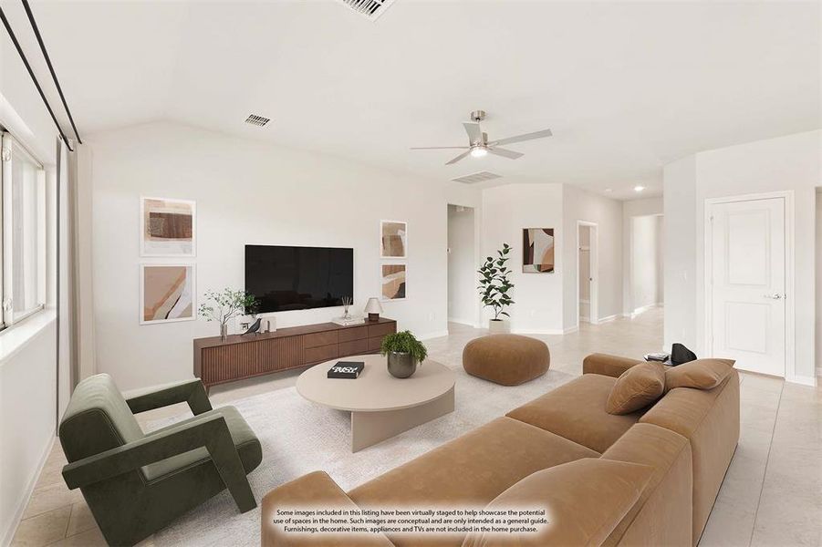Furnished interior view inside a new home in Eagle Glen Elements, Alvarado (Image 7).